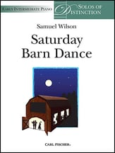 Saturday Barn Dance piano sheet music cover